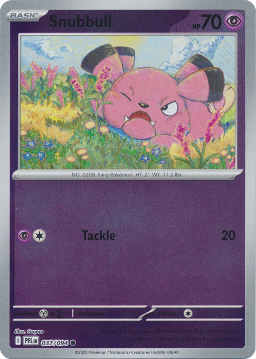 Snubbull - 037/094 - Common - Reverse Holo