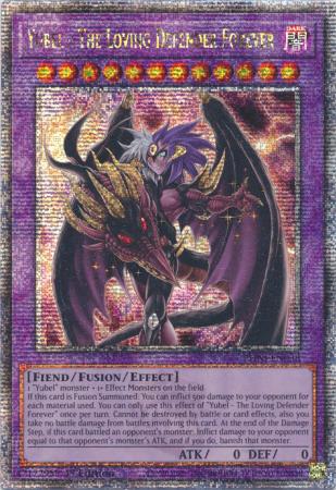 Yubel - The Loving Defender Forever - PHNI-EN038 - Quarter Century Secret Rare - 1st Edition