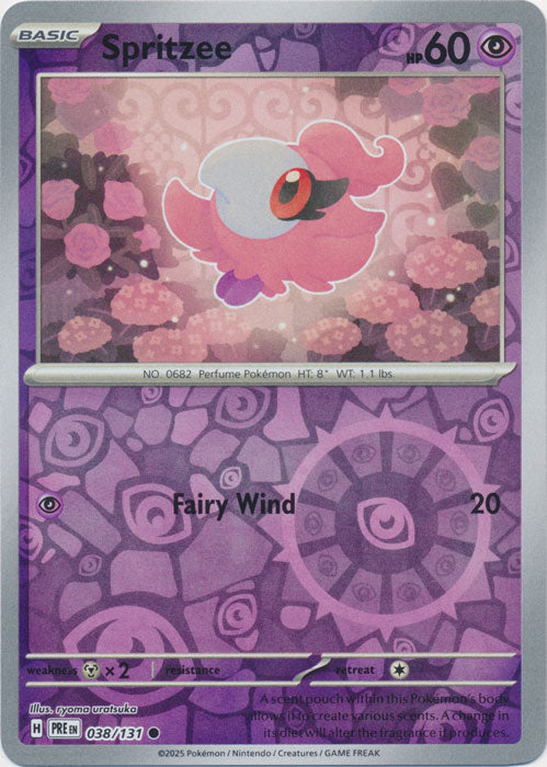 Spritzee - 038/131 - Common - Reverse Holo