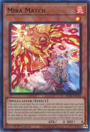 Mira Match - BLTR-EN038 - Ultra Rare - 1st Edition