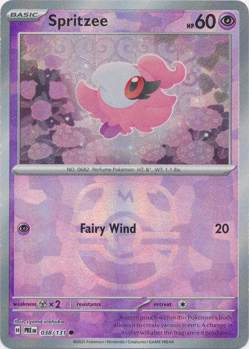 Spritzee (Master Ball Pattern) - 038/131 - Common