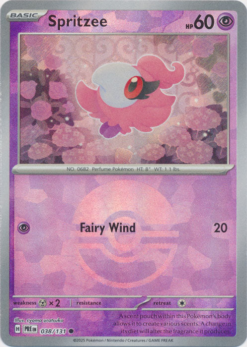 Spritzee (Poke Ball Pattern) - 038/131 - Common