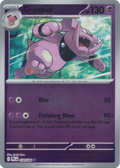 Granbull - 038/094 - Uncommon - Reverse Holo