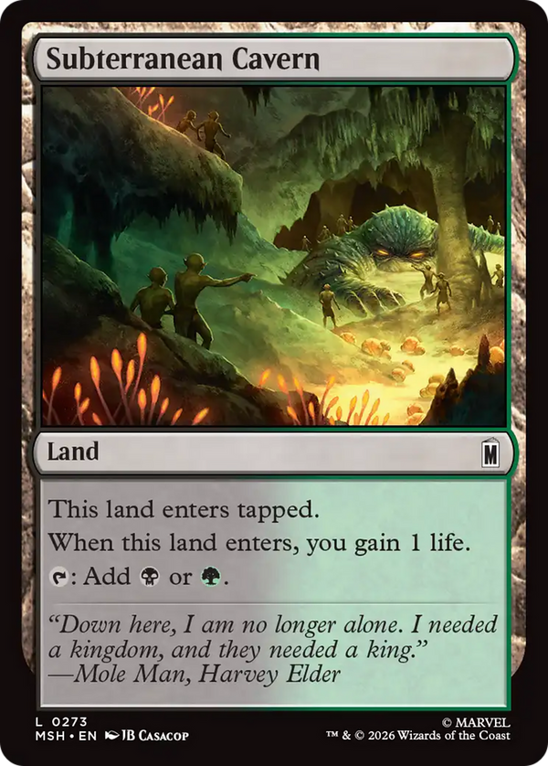 Subterranean Cavern (MSH) (Pre-Order)