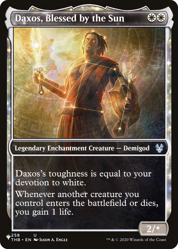 Daxos, Blessed by the Sun - THB Reprint (258) (PLST)