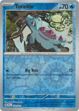 Totodile - 039/162 - Common - Reverse Holo