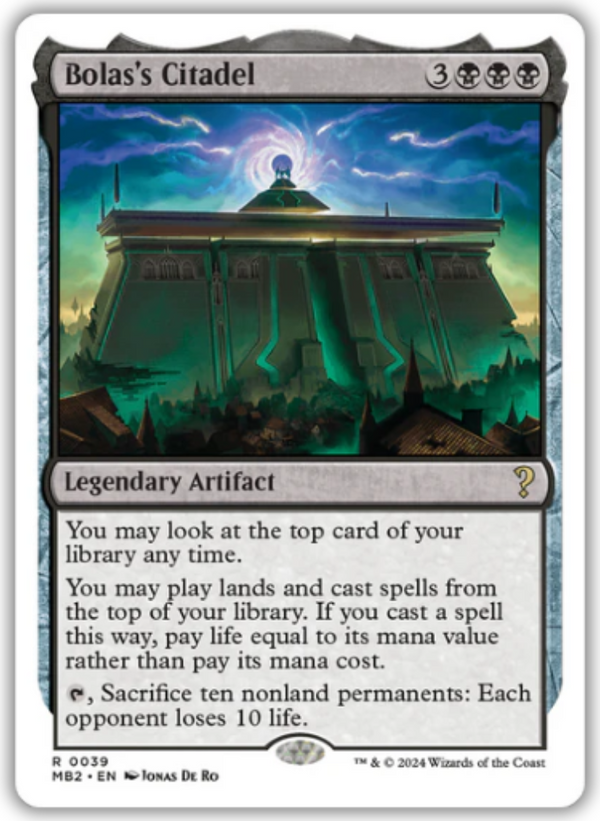 Bolas's Citadel (MB2)