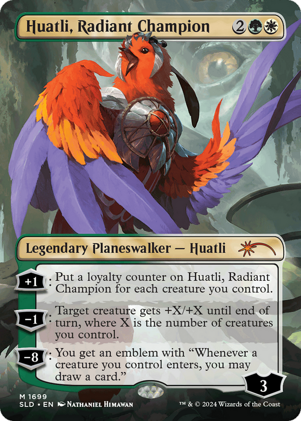 Huatli, Radiant Champion - Showcase: Bloomburrow (SLD)