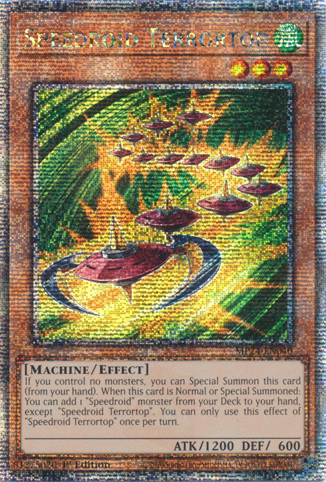 Speedroid Terrortop - MP24-EN040 - Quarter Century Secret Rare - 1st Edition