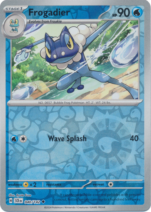 Frogadier - 040/142 - Uncommon - Reverse Holo