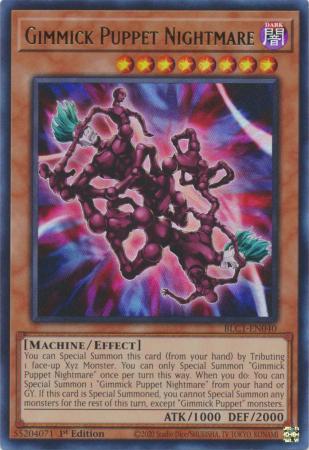 Gimmick Puppet Nightmare (Silver) - BLC1-EN040 - Ultra Rare - 1st Edition