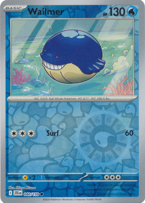 Wailmer - 040/159 - Common - Reverse Holo