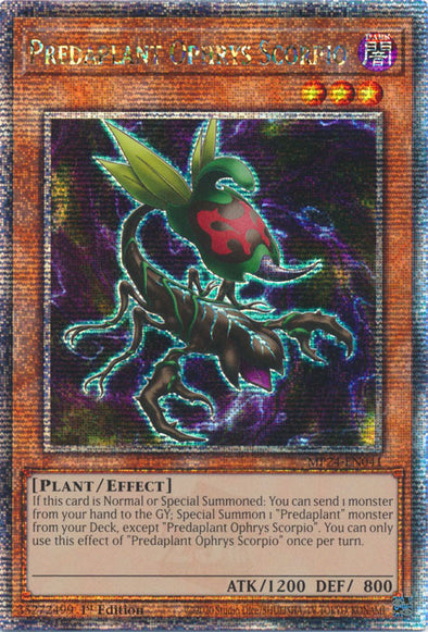 Predaplant Ophrys Scorpio - MP24-EN041 - Quarter Century Secret Rare - 1st Edition