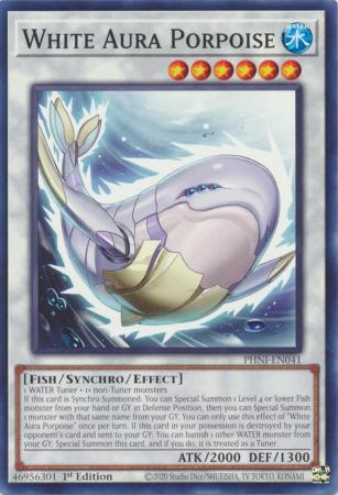 White Aura Porpoise - PHNI-EN041 - Common - 1st Edition