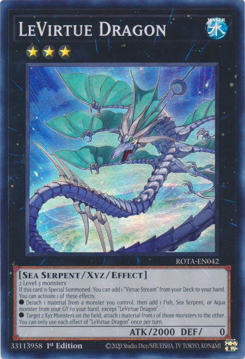 LeVirtue Dragon - ROTA-EN042 - Super Rare - 1st Edition