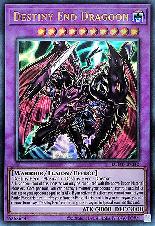 Destiny End Dragoon (2020 Date Reprint) - LODT-EN042 - Ultra Rare