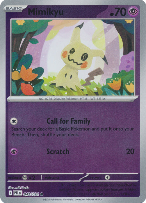 Mimikyu - 042/094 - Common - Reverse Holo