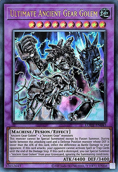 401 Games Canada - Ultimate Ancient Gear Golem (2020 Date Reprint) - LODT-EN043