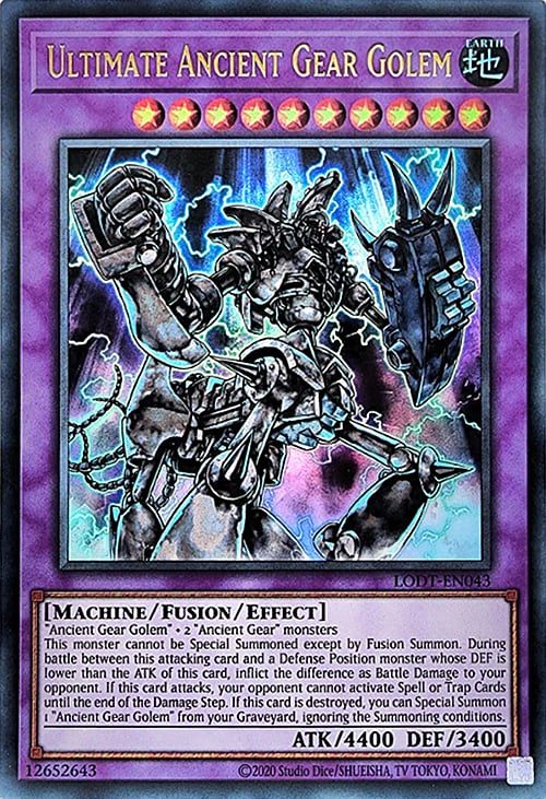 Ultimate Ancient Gear Golem (2020 Date Reprint) - LODT-EN043 - Ultra Rare