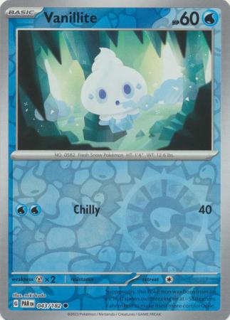 Vanillite - 043/182 - Common - Reverse Holo available at 401 Games Canada