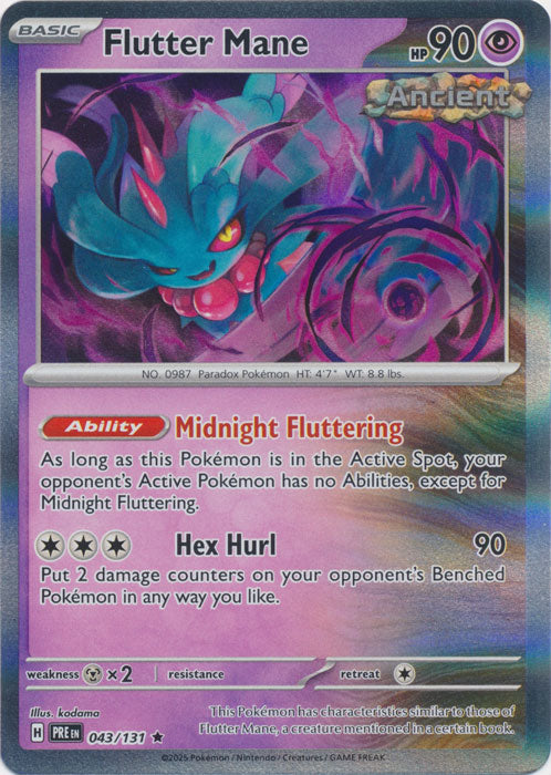 Flutter Mane - 043/131 - Rare