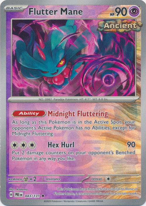 Flutter Mane (Poke Ball Pattern) - 043/131 - Rare
