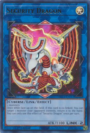 Security Dragon - BLC1-EN043 - Ultra Rare - 1st Edition