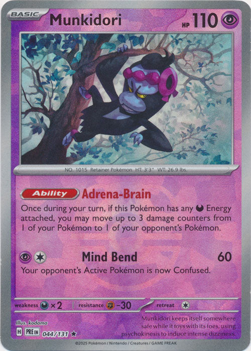Munkidori (Master Ball Pattern) - 044/131 - Rare
