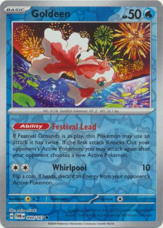 Goldeen - 044/167 - Common - Reverse Holo