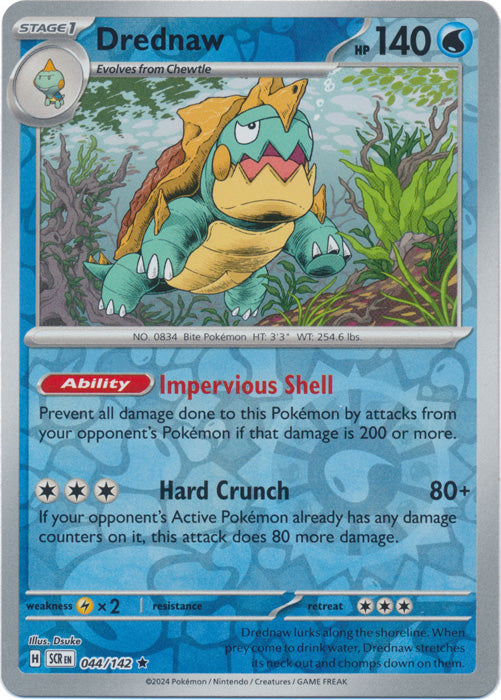 Drednaw - 044/142 - Rare - Reverse Holo