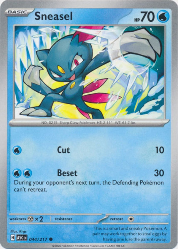 Sneasel - 044/217 - Common