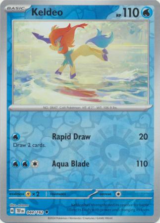 Keldeo - 044/162 - Uncommon - Reverse Holo