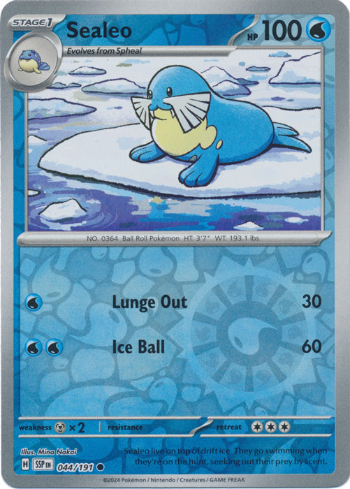 Sealeo - 044/191 - Common - Reverse Holo