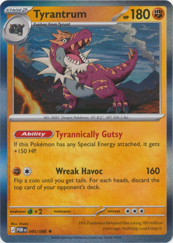 Tyrantrum - 045/088 - Rare