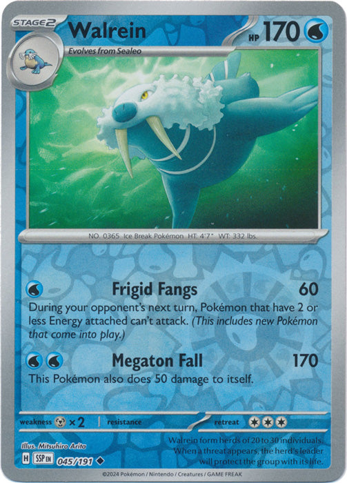 Walrein - 045/191 - Uncommon - Reverse Holo