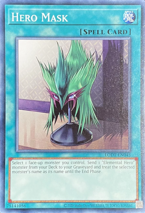 Hero Mask (2020 Date Reprint) - LODT-EN045 - Common