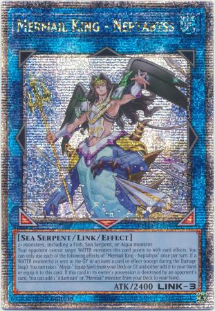 Mermail King - Neptabyss - ROTA-EN046 - Quarter Century Secret Rare - 1st Edition