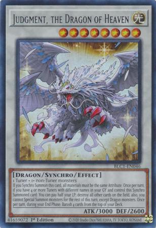 Judgment, the Dragon of Heaven - BLC1-EN046 - Ultra Rare - 1st Edition