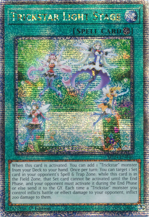 Trickstar Light Stage - MP24-EN046 - Quarter Century Secret Rare - 1st Edition