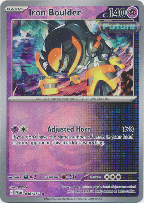 Iron Boulder (Poke Ball Pattern) - 046/131 - Rare