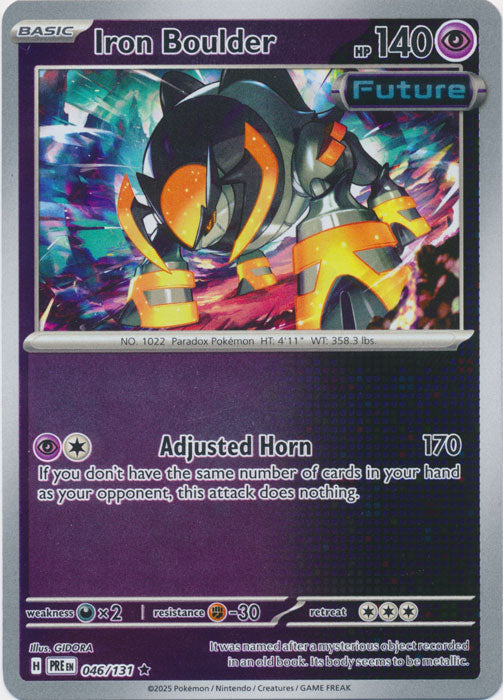 Iron Boulder - 046/131 - Rare - Reverse Holo
