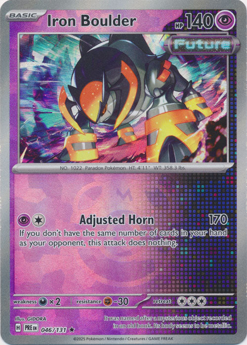 Iron Boulder (Master Ball Pattern) - 046/131 - Rare