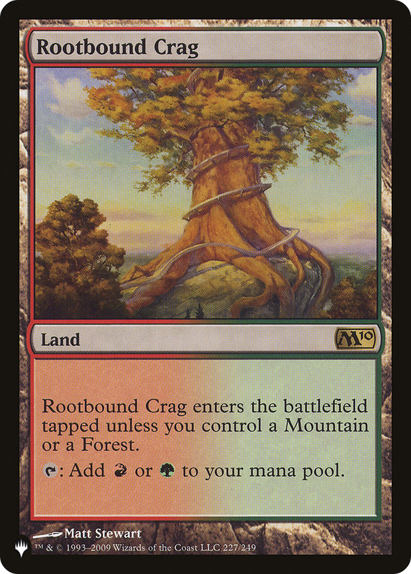 Rootbound Crag - M10 Reprint (PLST)