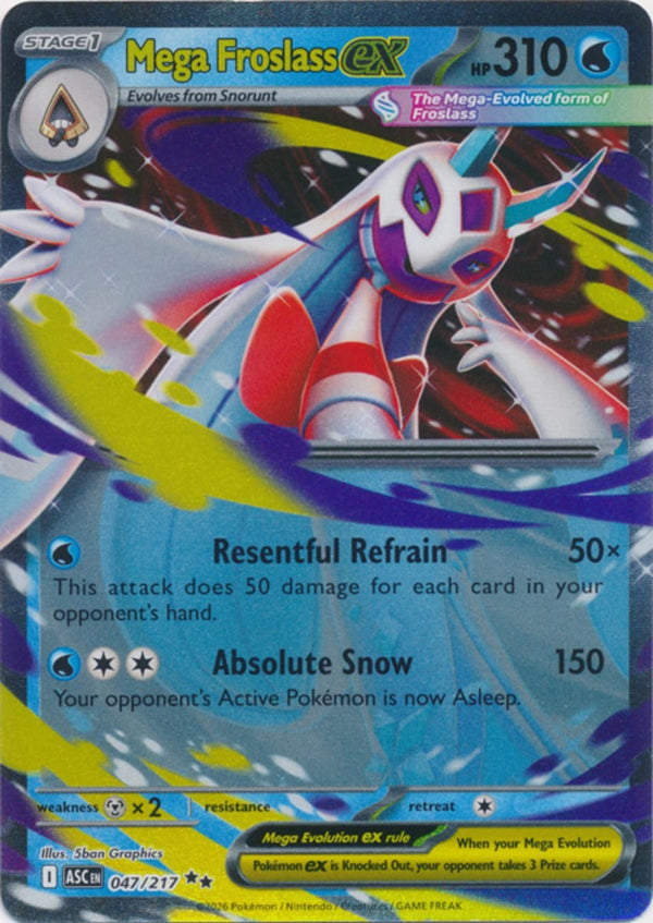 Mega Froslass ex - 047/217 - Double Rare