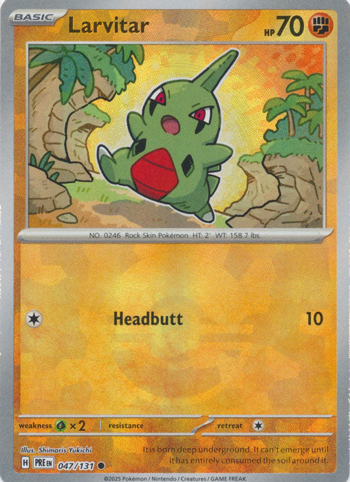 Larvitar (Poke Ball Pattern) - 047/131 - Common