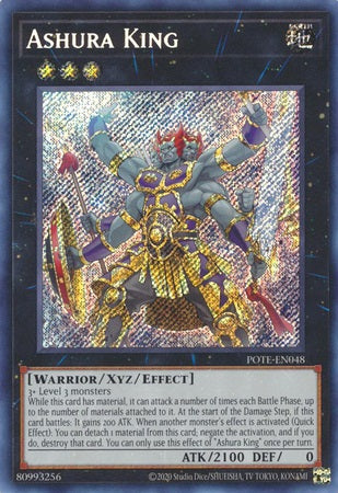 Ashura King - POTE-EN048 - Secret Rare - Unlimited