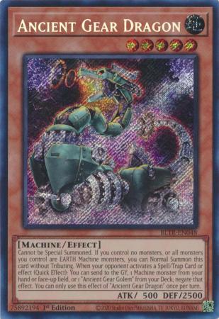 Ancient Gear Dragon - BLTR-EN048 - Secret Rare - 1st Edition