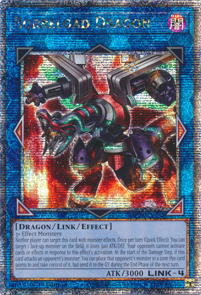 Borreload Dragon (Alternate Art) - MP24-EN048 - Quarter Century Secret Rare - 1st Edition