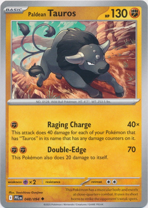 Paldean Tauros - 048/094 - Uncommon