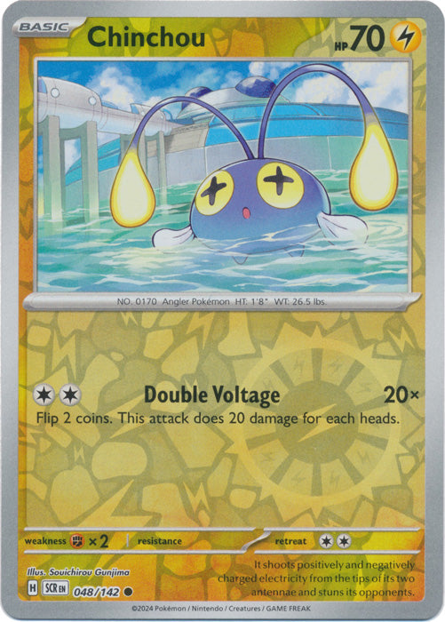 Chinchou - 048/142 - Common - Reverse Holo